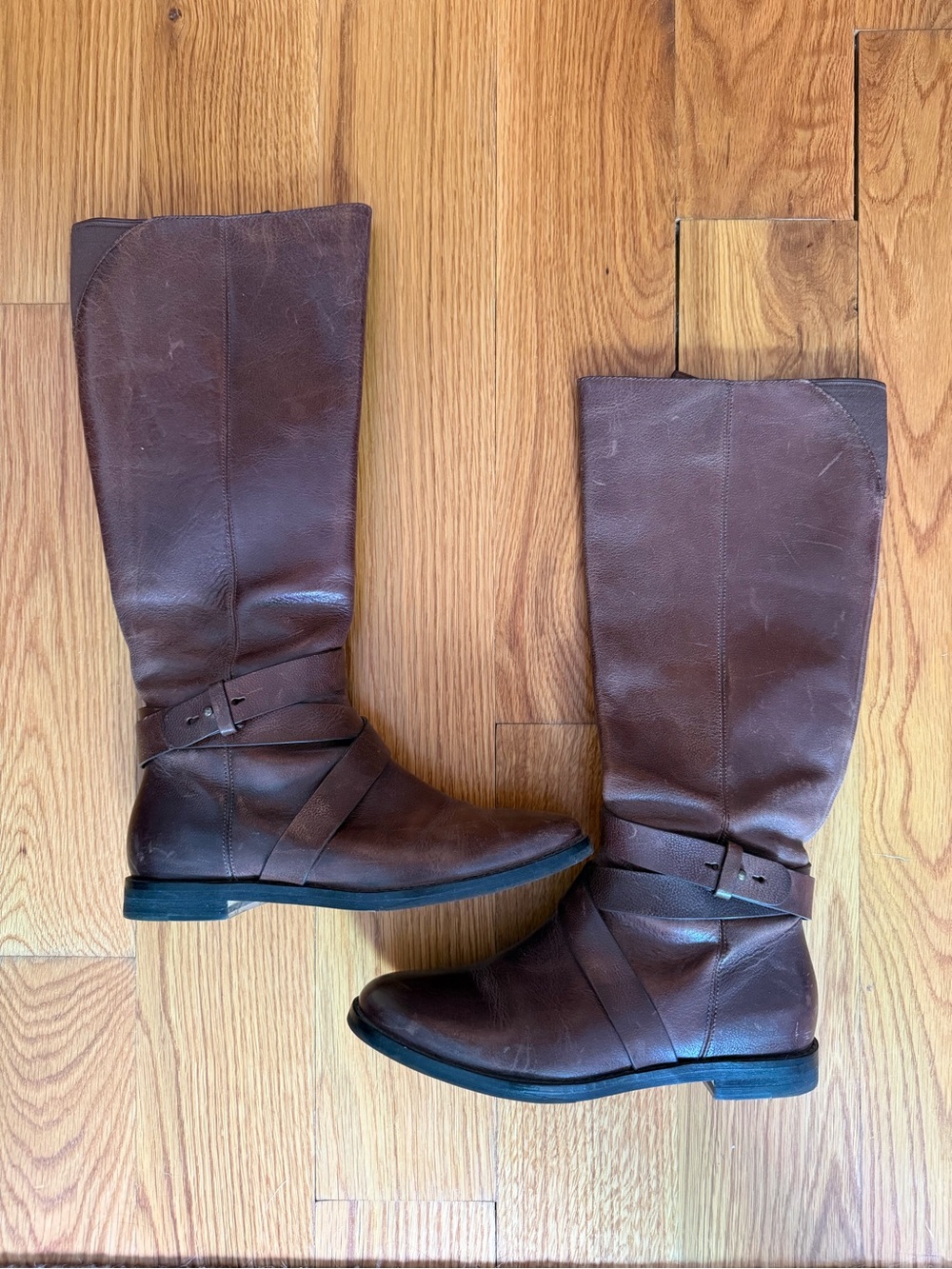 Cole Haan Brown Leather Riding Boots